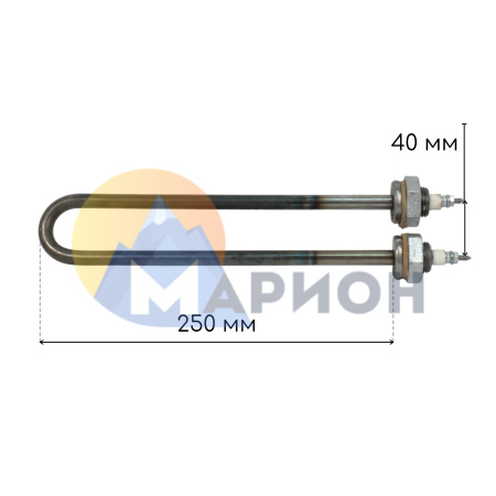 ТЭН для масла 52 А 10/0,4 Z 220 (G1/2; мо 40; Ф2)